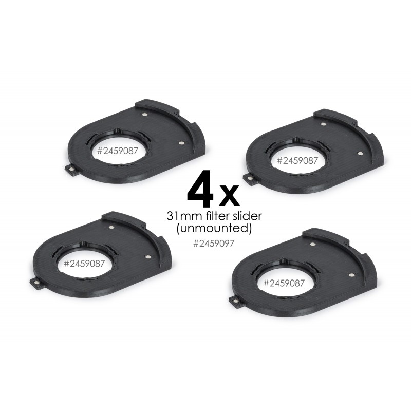 4x porte-filtres 31 mm pour FCCT (impression 3D) pour filtre non-monté Ø 31x2 mm 4x porte-filtres 31 mm pour FCCT (impression 3D) pour filtre non-monté Ø 31x2 mm