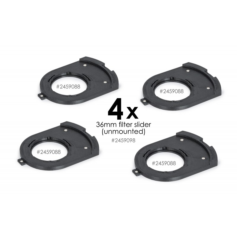 4x porte-filtres 36 mm pour FCCT (impression 3D) pour filtre non-monté Ø 36x2 mm