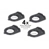 4x porte-filtres 36 mm pour FCCT (impression 3D) pour filtre non-monté Ø 36x2 mm
