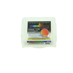 FILTRE ROUGE ROND CCD, PLAN PARALLELE, Ø 50.4 MM NON MONTE